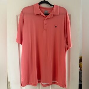 Callaway Men's Vibrant Coral Polo